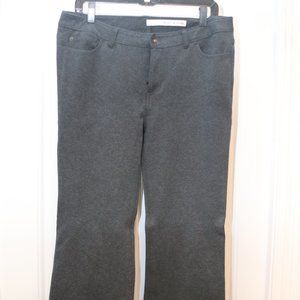 DKNY Dark Grey Work Pants Modern Boot Cut